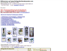 Tablet Screenshot of kuehlgeraete-sonderposten.com